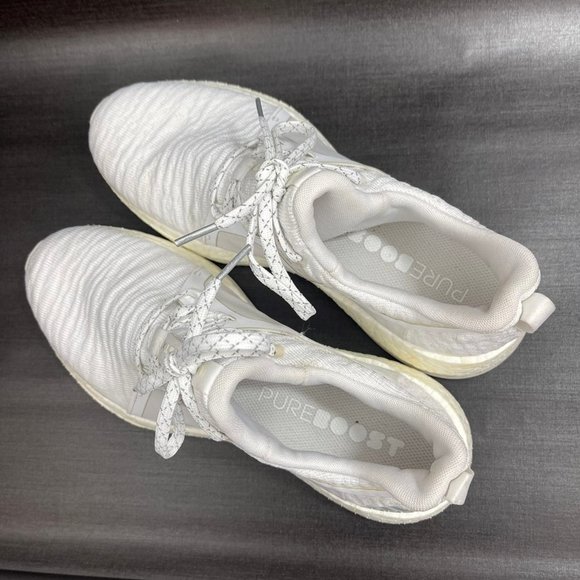 Adidas PureBoost X Women's Size 8.5 White Athletic Running Shoes BY8926 - Picture 10 of 11